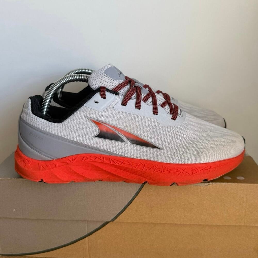 Altra Rivera Grey/Orange Men Running Sneakers- SZ 9 - Picture 2 of 12